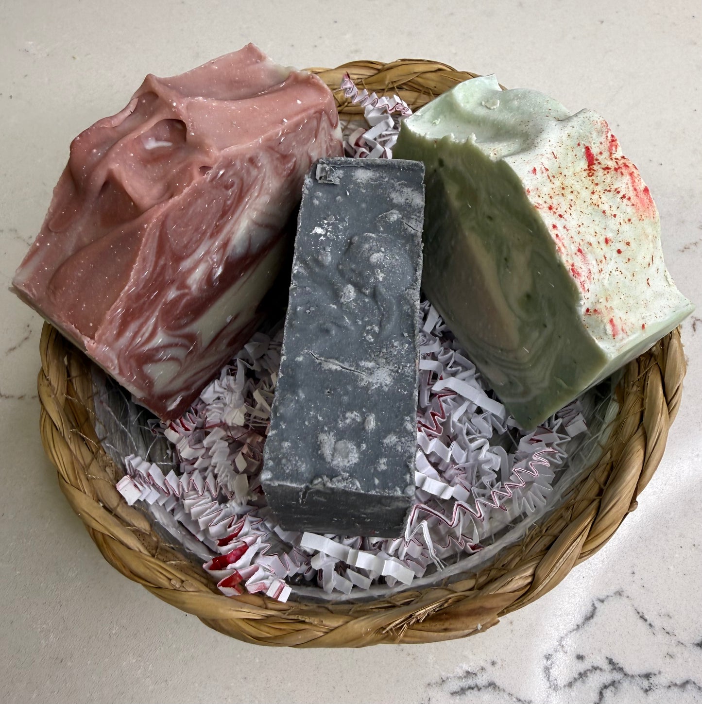 Bee-Merry Holiday Soap Trio